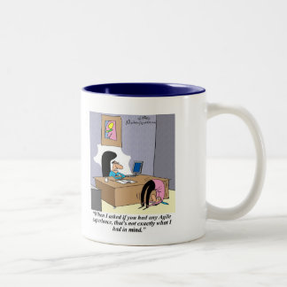 Demonstrate your agile skills! Two-Tone coffee mug