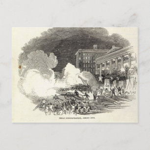 Demonstration at Jersey City Postcard