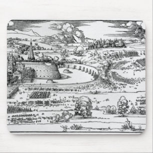 Demonstration of defensive measures mouse pad