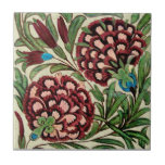 DeMorgan Persian Style Floral Repro Antique HP Ceramic Tile<br><div class="desc">Reproduced from an antique Arts & Crafts period hand painted Persian style floral by William DeMorgan.Sure to brighten any room. Available in two sizes of tiles for walls,  backsplashes,  fireplace surrounds,  and other items from coasters and desk accessories to keepsake boxes and other Zazzle items.</div>