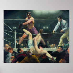 Dempsey and Firpo by George Bellows (1924) Poster