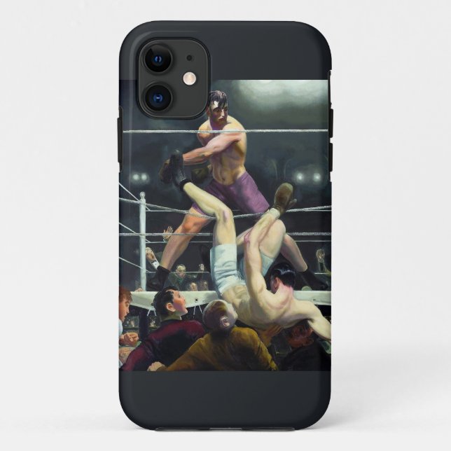Dempsey and Firpo by George Bellows Case-Mate iPhone Case (Back)