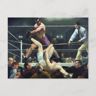 Dempsey and Firpo by George Bellows Postcard
