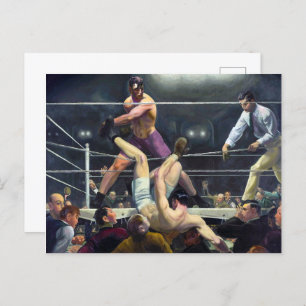 Dempsey and Firpo   George Bellows   Poster Postcard