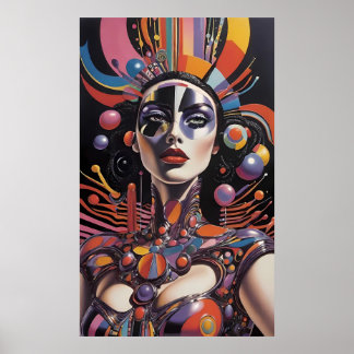 Demure AF - Ken Gauge Surreal Art Poster