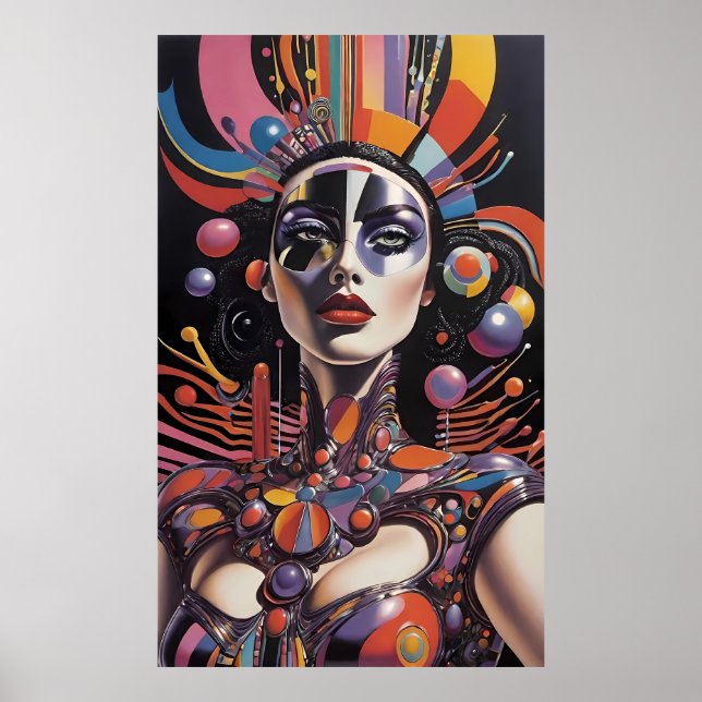 Demure AF - Ken Gauge Surreal Art Poster (Front)