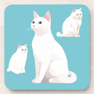 Demure Cats Coaster