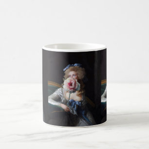 Demure with Pink Peony Coffee Mug