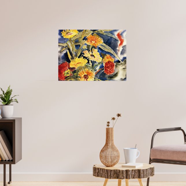 Demuth - Spray of Flowers Poster (Living Room 3)