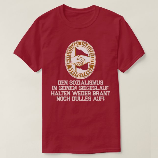DEN SOZIALISMUS T-Shirt (Design Front)