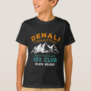 Denali 10 Percent Club Hiking Adventure  T-Shirt