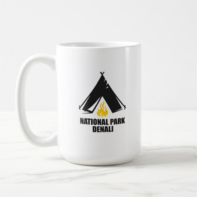Denali - Alaska Coffee Mug (Left)