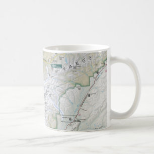 Denali (Alaska) map mug