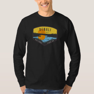 Denali Alaska Park Sunset Trees T-Shirt