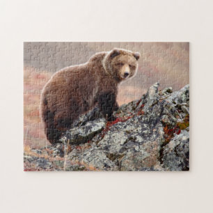 Denali Brown Bear Jigsaw Puzzle