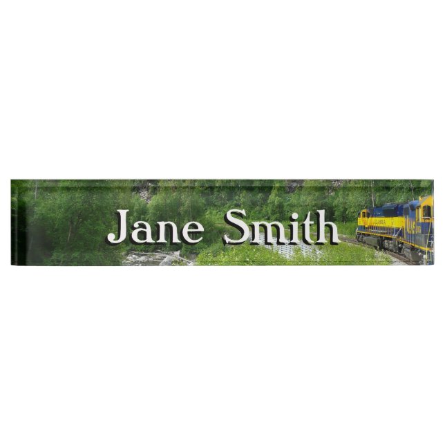 Denali Express Alaska Train Vacation Photography Nameplate (Front)