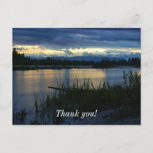 Denali Midnight Sunset Postcard