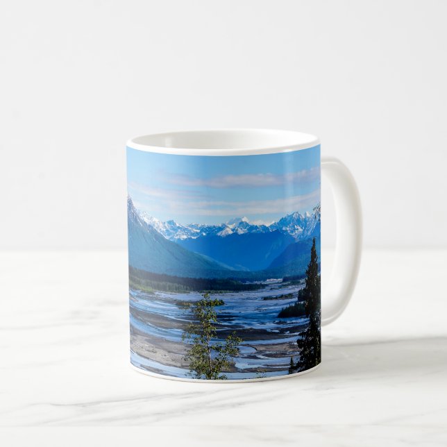 Denali Mountain Range Coffee Mug (Front Right)