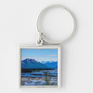 Denali Mountain Range Key Ring