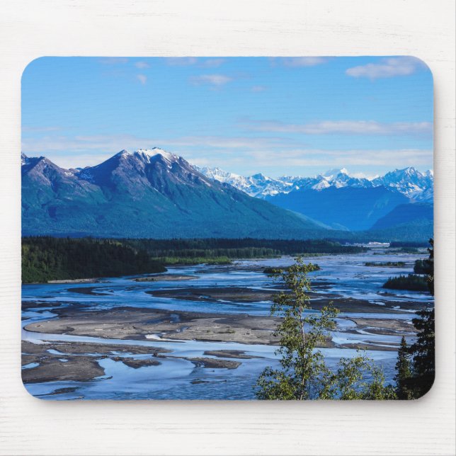 Denali Mountain Range Mouse Pad (Front)