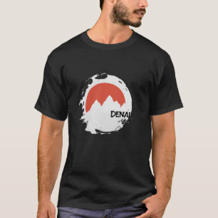 Denali Mountains Alaska Hiking Outdoors Retro Long T-Shirt