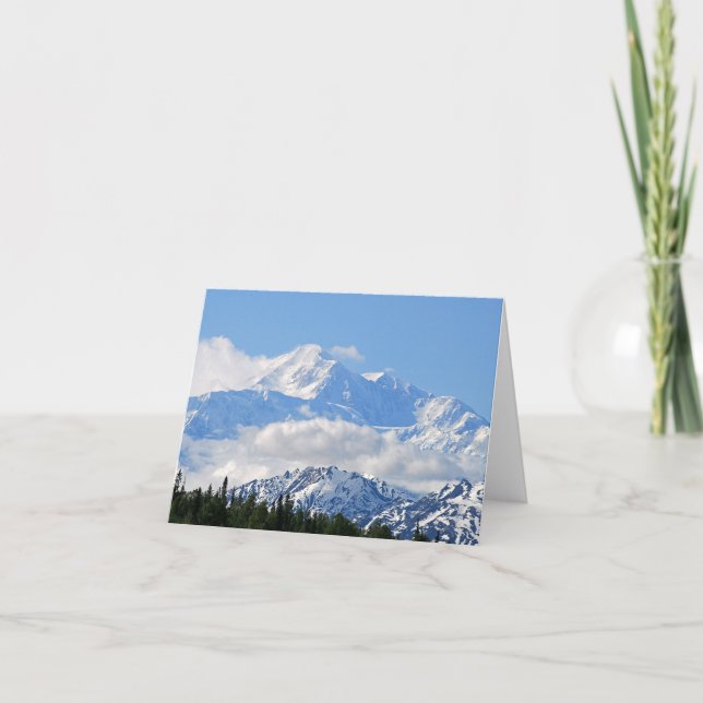 Denali / Mt McKinley Alaska Card (Front)