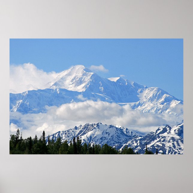 Denali / Mt McKinley Alaska Poster (Front)
