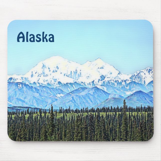 Denali (Mt. McKinley) Mouse Pad (Front)