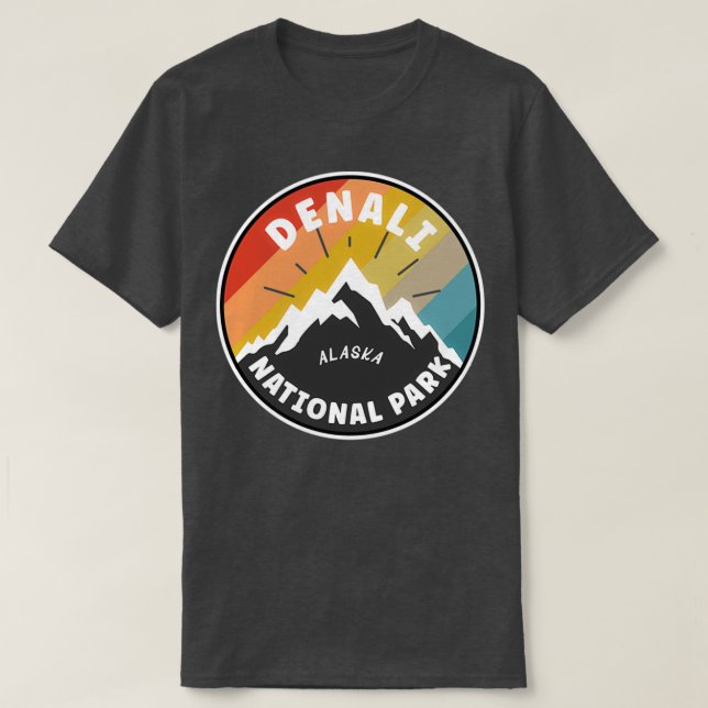 Denali National Park Alaska 6 T-Shirt (Design Front)