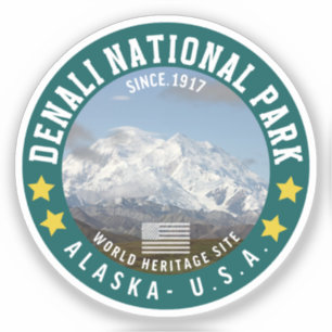 Denali National Park Alaska Forest Landscape view