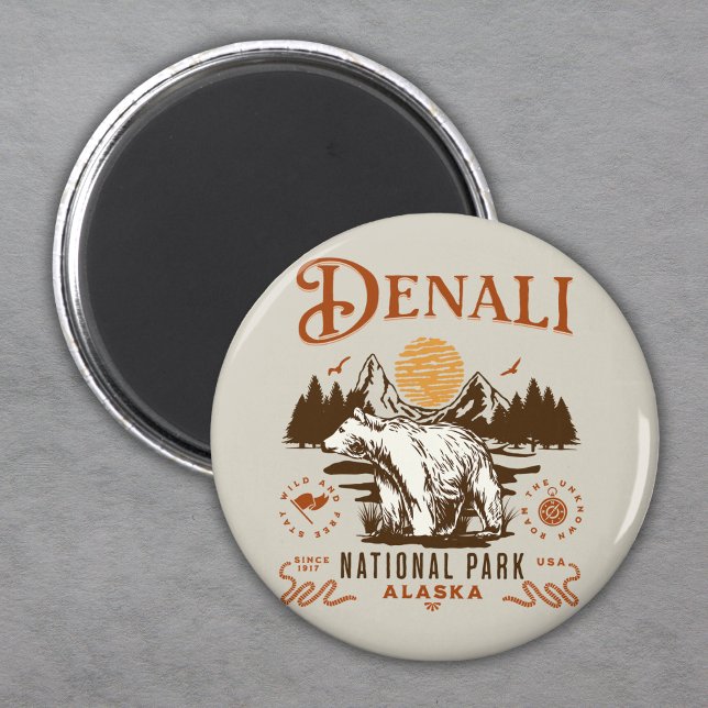 Denali National Park Alaska Magnet (Creator Uploaded)