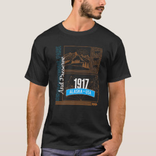 Denali National Park Alaska Moose USA 1917 Preserv T-Shirt