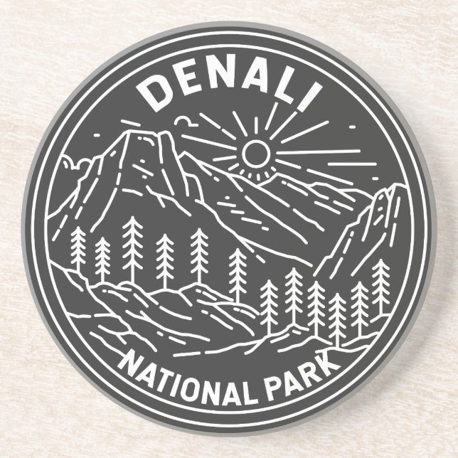 Denali National Park Alaska Mount Hunter Monoline Coaster (Front)