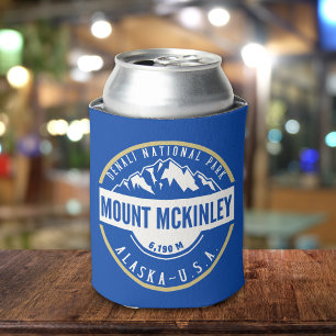 Denali National park Alaska Mount Mckinley Can Cooler
