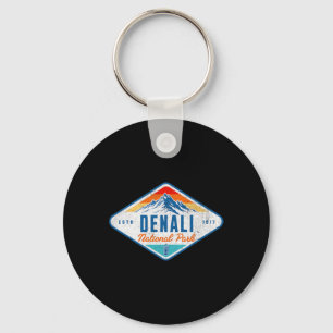Denali National Park Alaska Mountains Family Trip Key Ring