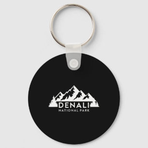 Denali National Park Alaska Souvenir Mountain Camp Key Ring
