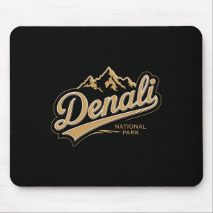 Denali National Park Alaska Souvenir Mountain Camp Mouse Pad