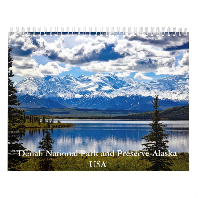 Denali National Park and Preserve-Alaska  Calendar (Cover)