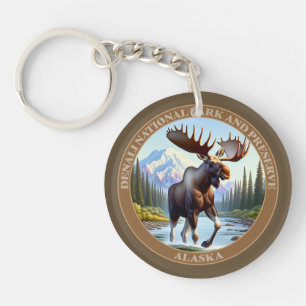 Denali National Park and Preserve Alaska Key Ring