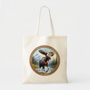 Denali National Park and Preserve Alaska Tote Bag