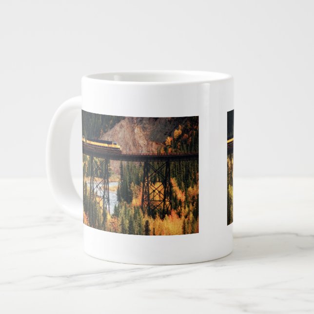 Denali National Park and Preserve USA Alaska Large Coffee Mug (Front Left)