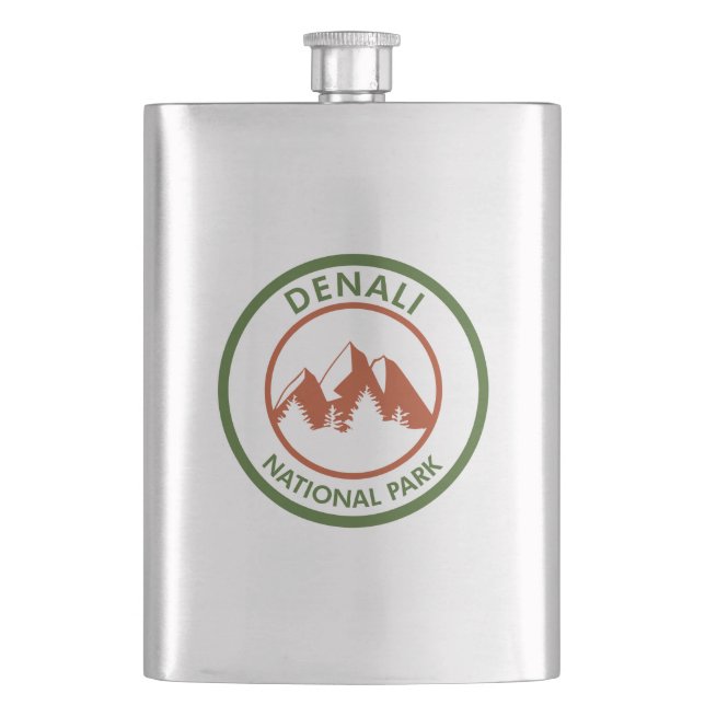 Denali National Park Hip Flask (Front)
