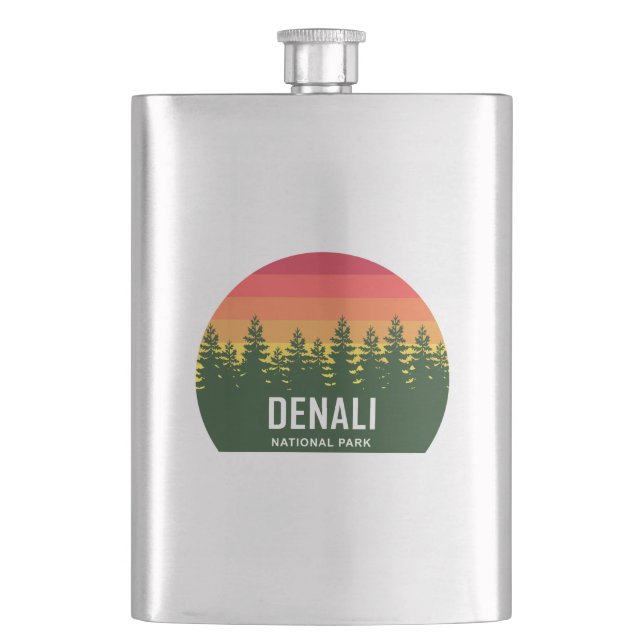 Denali National Park Hip Flask (Front)