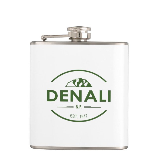 Denali National Park Hip Flask (Front)