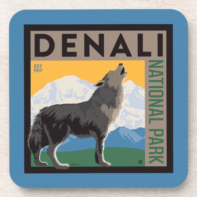 Denali National Park | Howling Wolf Coaster (Front)