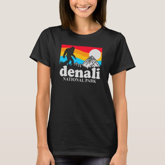 Denali National Park Love To Visit American Nation T-Shirt (Front)