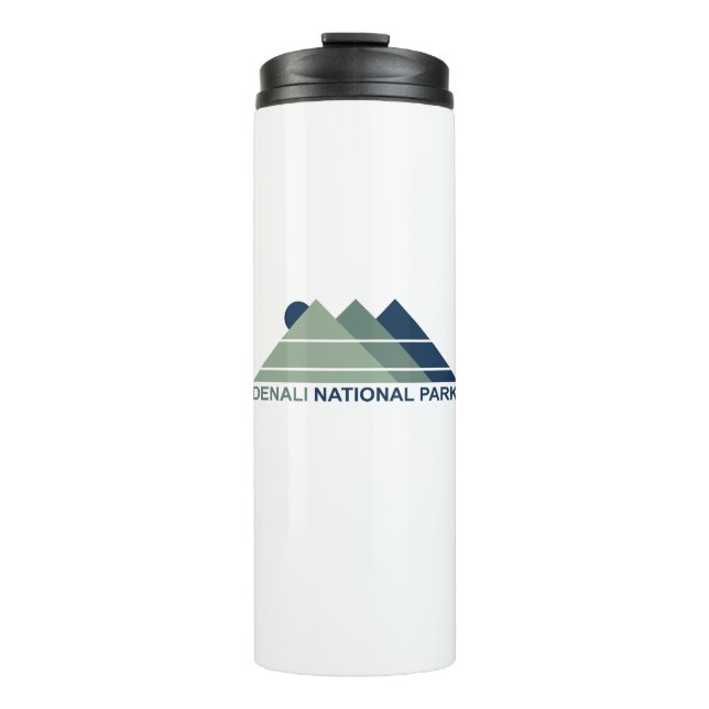 Denali National Park Mountain Sun Thermal Tumbler (Front)