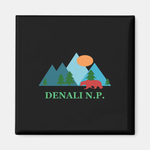 Denali National Park Nature Scene Vacation Souveni Magnet
