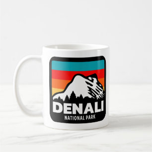 Denali National Park Retro Hiking Camping Gift Coffee Mug
