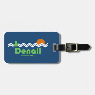 Denali National Park Retro Luggage Tag